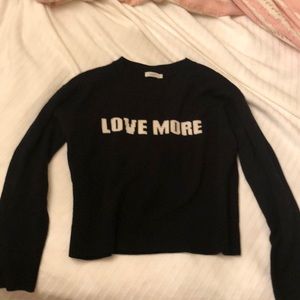 ALC Black LOVE MORE sweater